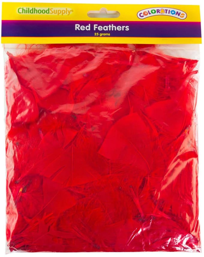 Colorations - Red Feathers 25 grams