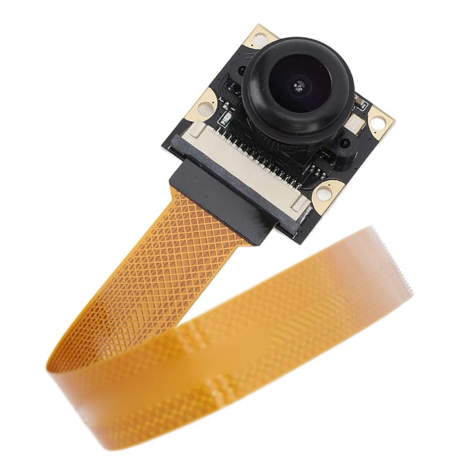 Camera Module 130 graden Groothoek 5MP IR Nachtzicht 1080P CSI Poort Camera Module voor RasPi 5 Zero black