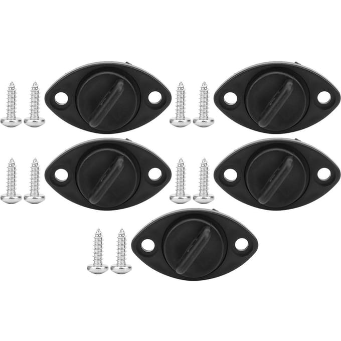 Boot Afvoerplug Vervanging Kajak Stop Water Plug Eenvoudige Installatie Kano's Accessoires black