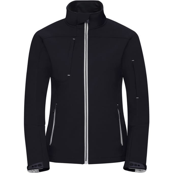Russell Dames/Dames Bionic Zachte Shell Jas (Franse marine)