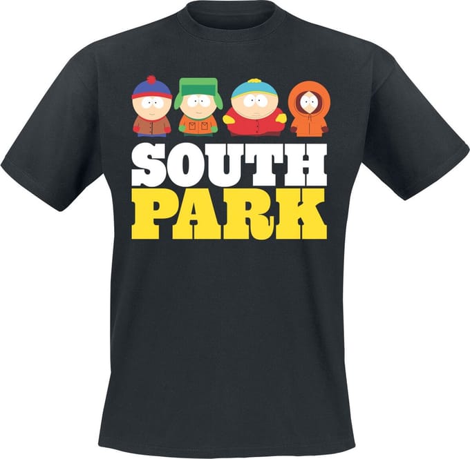 South Park South Park Heren T-shirt - zwart - L