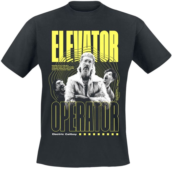 Electric Callboy Elevator Operator Heren T-shirt - zwart - 4XL
