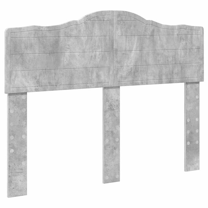 vidaXL Hoofdbord Beton Grijs Bewerkt hout