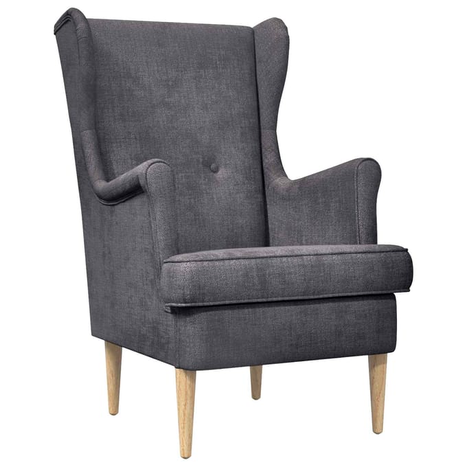 vidaXL - Fauteuil - Donkergrijs - ARES