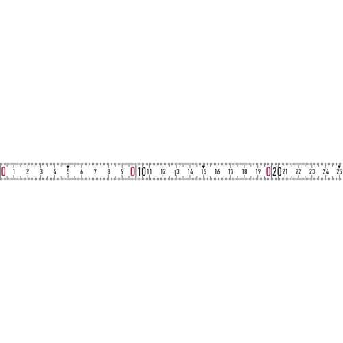 BMI 357004001RNL-SK Meetlint 1 m Staal