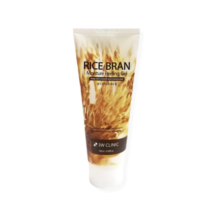 3W CLINIC Rijstzemelen Vocht Peeling Gel 180ml (3 Opties) #3PCS
