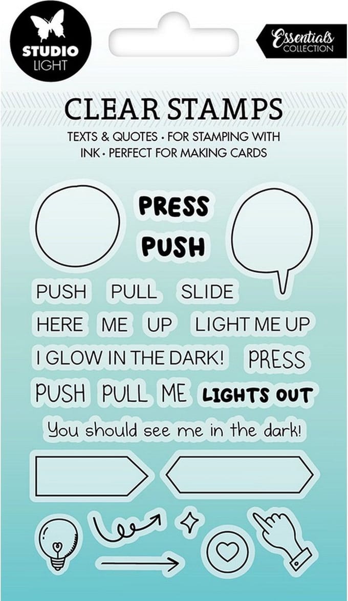 Clear stamps A6 Interactions - Light up your craft nr. 276