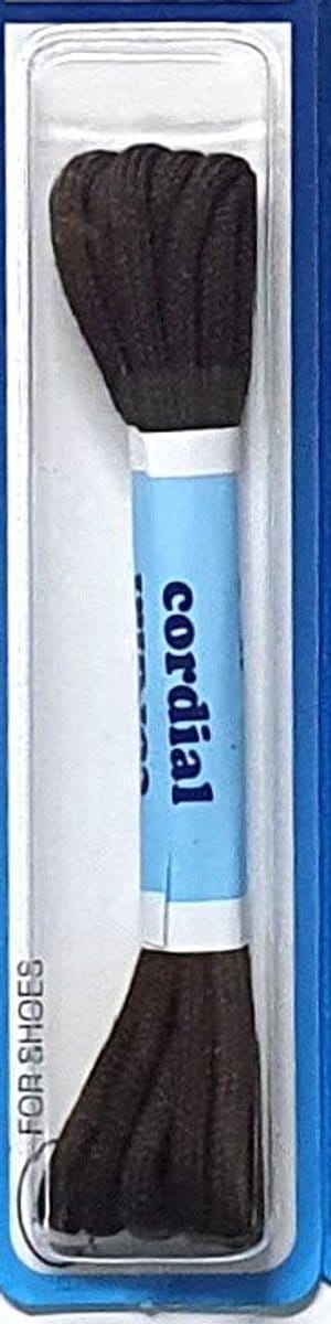 Cordial veter - 120cm - donkerbruin - rond