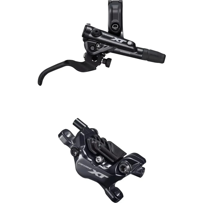 Rechter hydraulische remhendel met achterklem Shimano Deore XT BL-M8100 I-Spec Ev Br-M8120