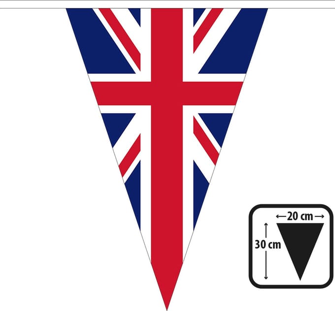 Boland - PE vlaggenlijn Union Jack - Landen - Landen