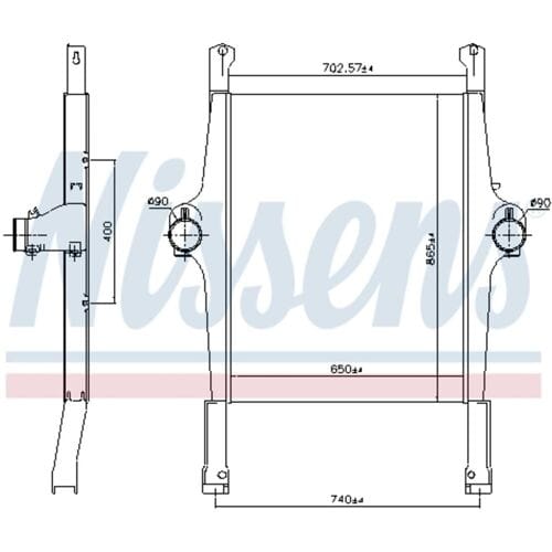 Intercooler NISSENS 97022