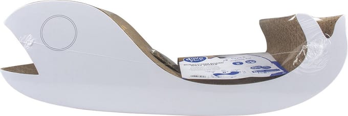 Duvo + - Krabplank willy whale Wit 48x26x15cm