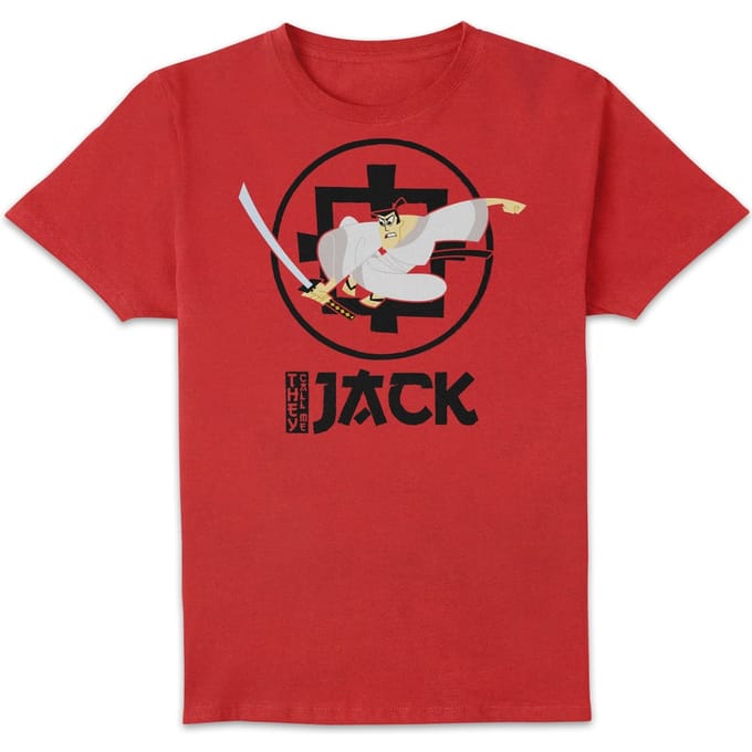 Samurai Jack They Call Me Jack Men's T-Shirt - Red - S