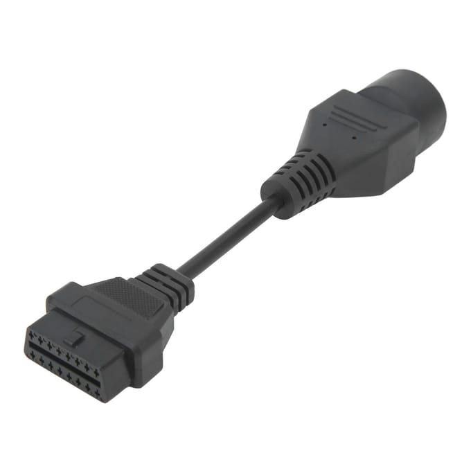 ODB2 Scanner Diagnostische Kabel 17-pins naar 16-pins Connector Adapter Vervanging voor Ford Ranger black