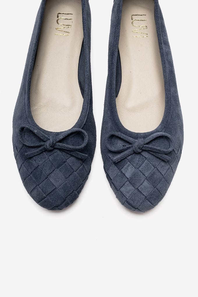Nopos Leren Cap Toe Ballerina