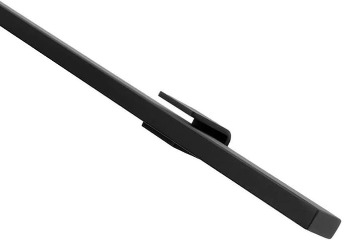 Stalen trapleuning - Design leuning - Veilig traplopen - Krasbestendige coating - 80 cm - Zwart
