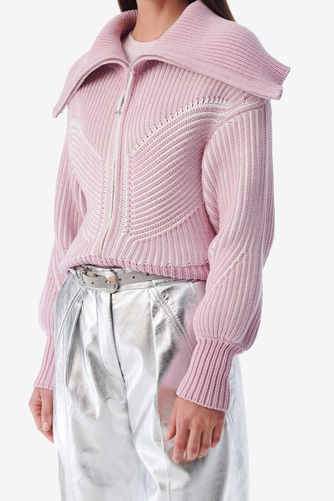 IRO Paris Oyana Pullover White/pink Größe: M | Pullover Outlet | Damen | Weiß