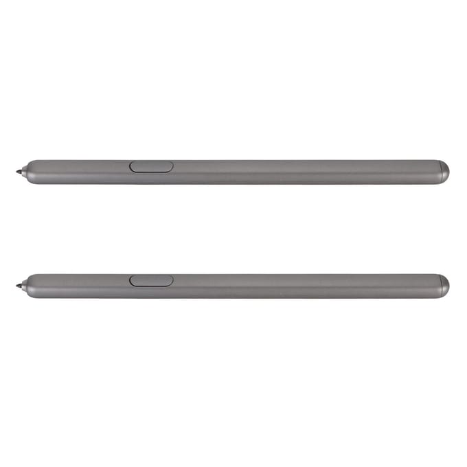 Stylet pour Tab S6 Magnétique 4096 Niveaux de Pression Fonction Menu Léger Plastique Robuste Stylet Intelligent avec grise