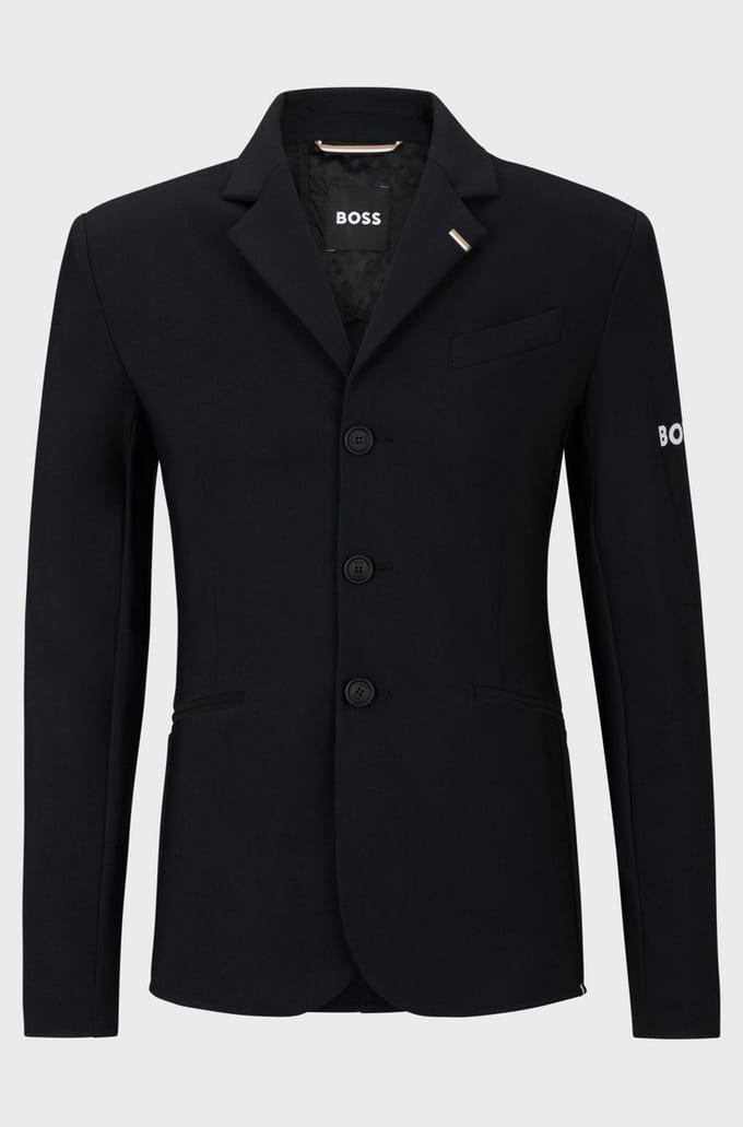 Boss Equestrian Allen Wedstrijdjas Slim-fit Heren Core S Zwart