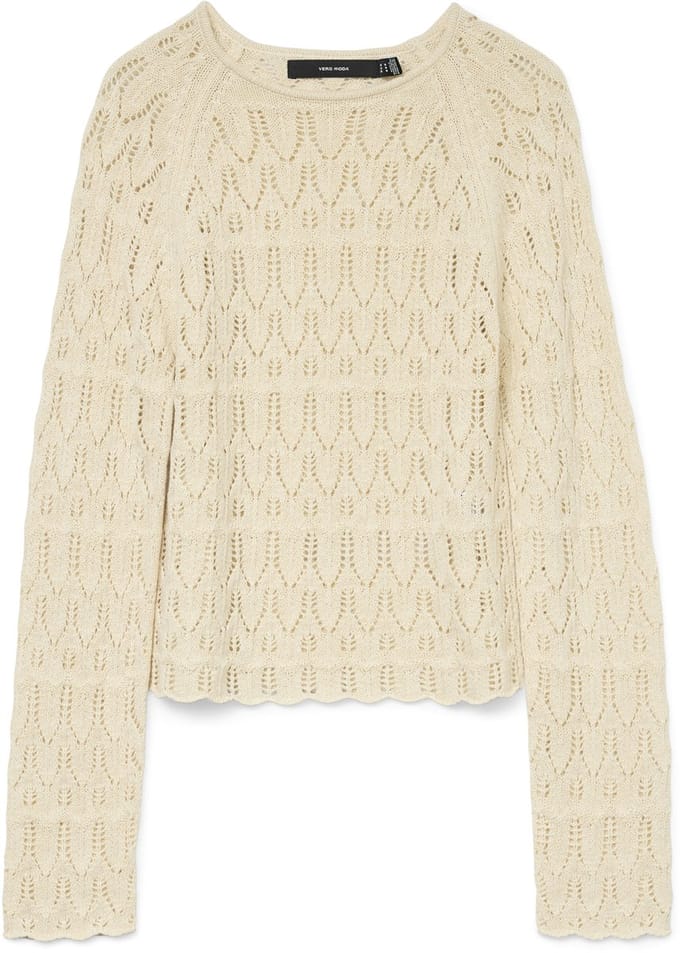 Vero Moda Trui Vmnewfabienne Ls O-neck Pullover No 10306632 Birch Dames Maat - XS