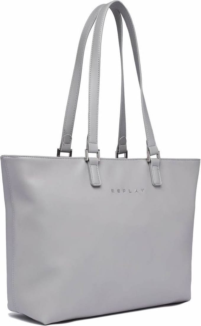 REPLAY Schoudertas Shopper Shoulder Bag Cement Grey Grijs