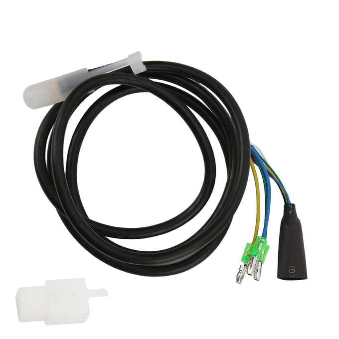 130cm 9-pins Motor Omzet Verlengkabel Elektrische Fiets Verlengkabel met Mannelijke Waterdichte Connector black