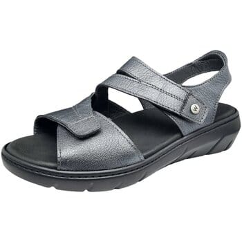 Wolky Ikaria Sandalen Plat - Donkergrijs - Maat 38