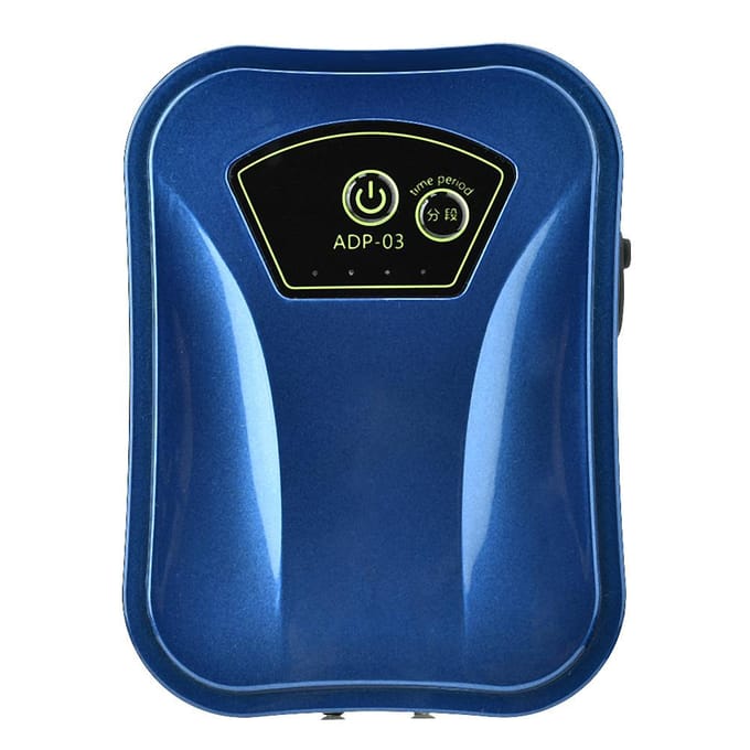 Oplaadbare Luchtpomp AC / DC Pomp Draagbaar Dubbel Gebruik USB of Oplaadbare Zuurstofcompressor blue