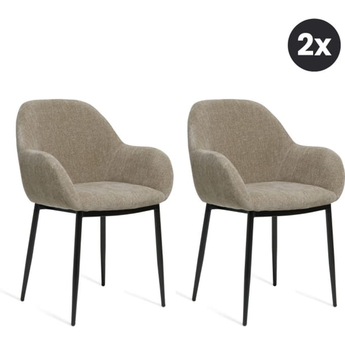 Multifurn 2x eetkamerstoel zara -