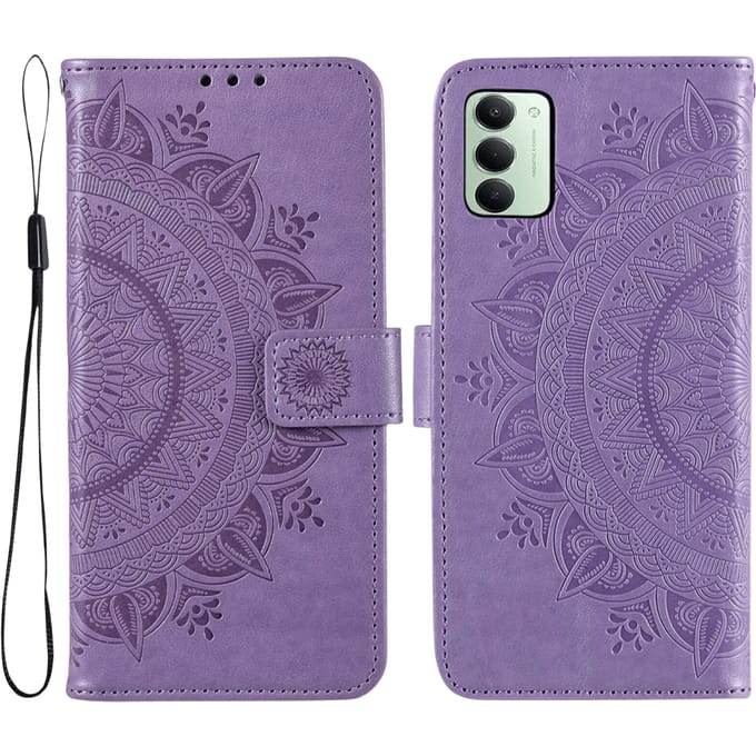 Comfycase Xiaomi Redmi 15 5G Mandala Wallet Paars