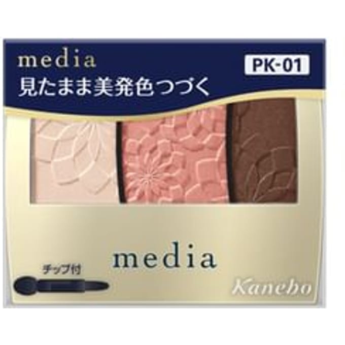 Kanebo - Media Gradient Color Eyeshadow PK-01