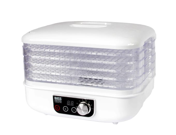Paddenstoelen-, fruit- en groentedroger 250 W, met verstelbare lades