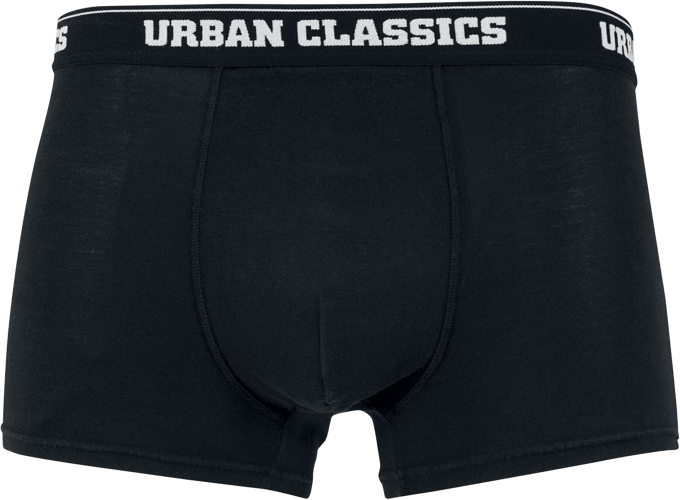 Urban Classics Boxerset - Boxer Shorts 5-Pack - S tot 4XL - voor Mannen - zwart-grijs-wit