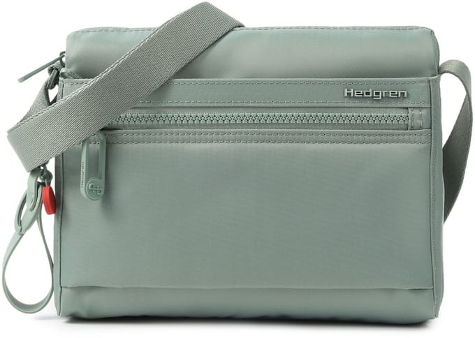 Hedgren schoudertas Inner City Eye Shoulder Bag RFID Green Milieu groengrijs