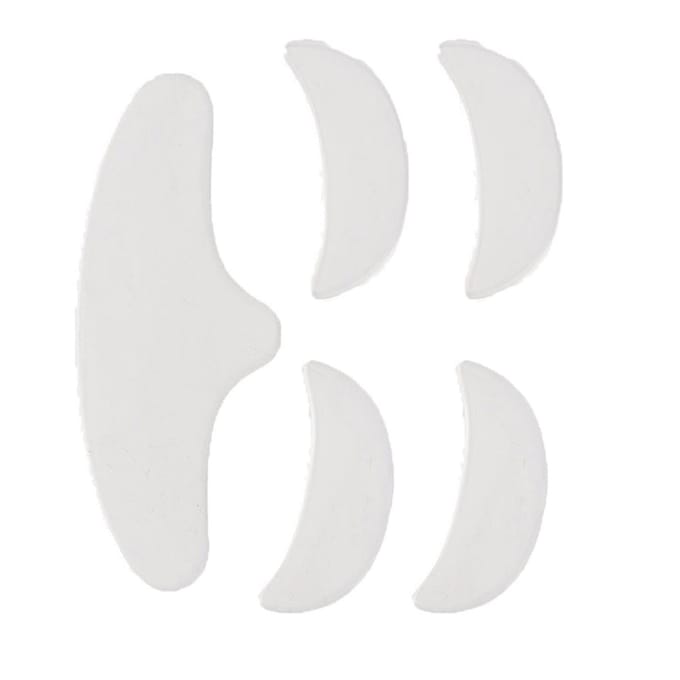 5 stuks anti-rimpel siliconen patch pad huidlifting herbruikbare wasbare voorhoofd oog gezichtspatch white