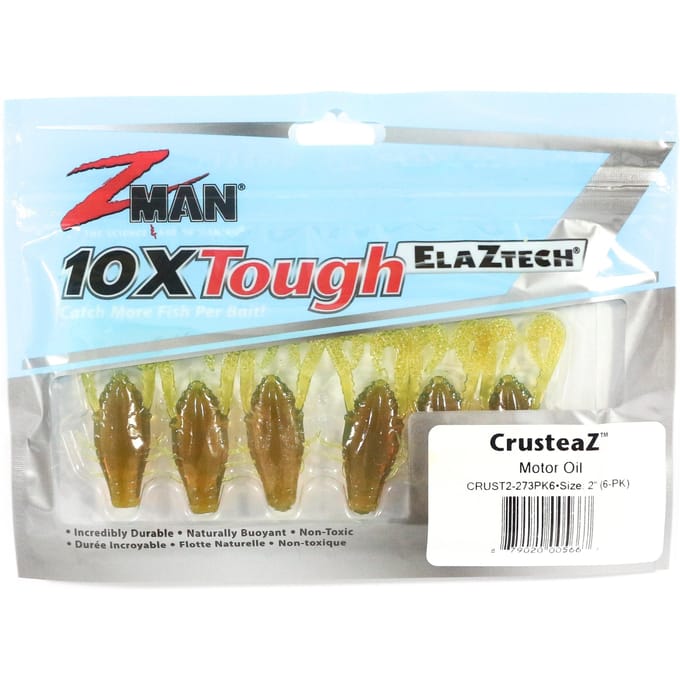 Zman Soft Lure CrusteaZ 2 Inch 6/Pack Motorolie (5667)