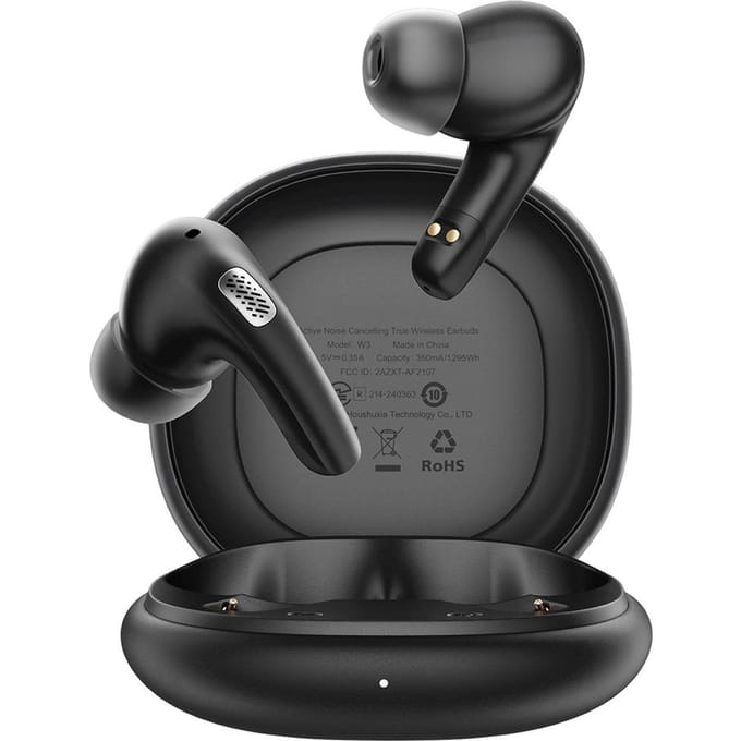 Handsfree Bluetooth Acefast W3, TWS, ANC, Zwart
