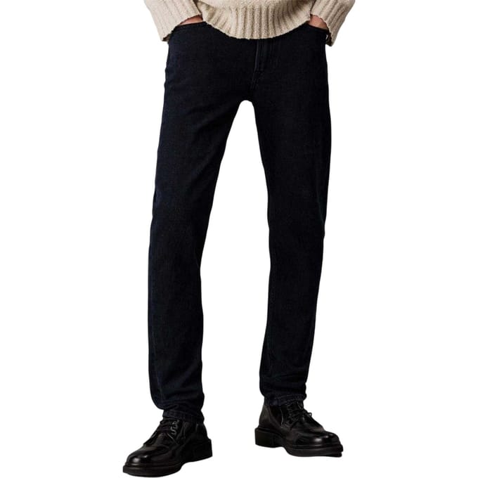 Calvin Klein Heren Tapered Jeans van gerecycled katoen (Denim)