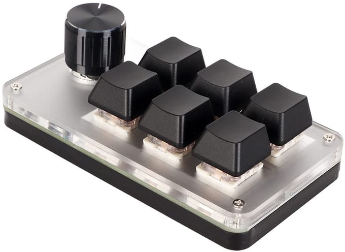 Allecto - Mini Mechanisch Toetsenbord - Gaming-toetsenbord met Knoppen - Ergonomisch en Programmeerbaar - Compact Formaat - Ondersteunt Windows en ...
