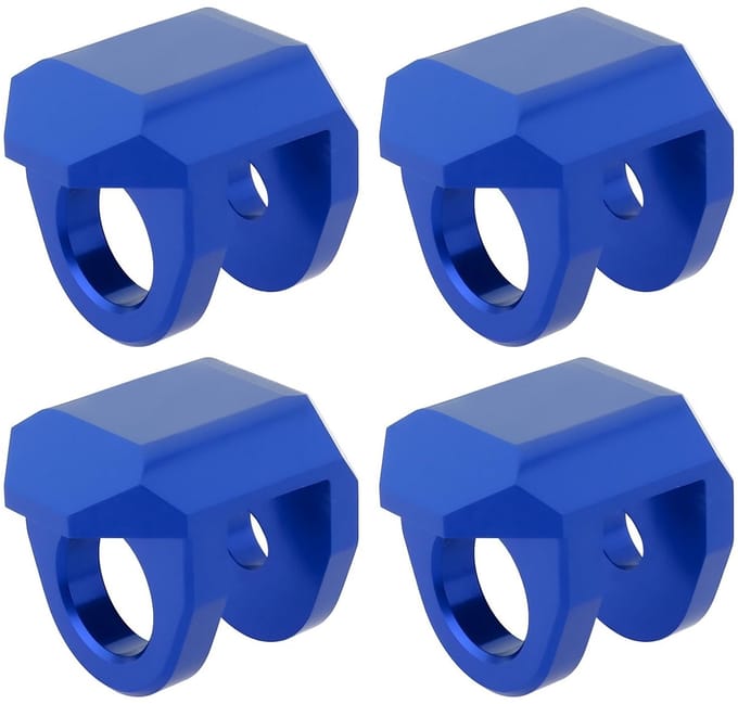Store_8 - Afstandsbediening Cap Protector - Schokbestendig - Blauw - Aluminiumlegering - Geschikt voor modellen - 4 stuks