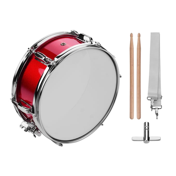 12inch snaredrumvel met drumstokken schouderband drumsleutel voor studentenband