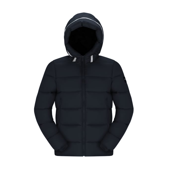 Heren Jas winter met Ballin Est. 2013 Jacket Giorgio Print - Blauw - Maat M
