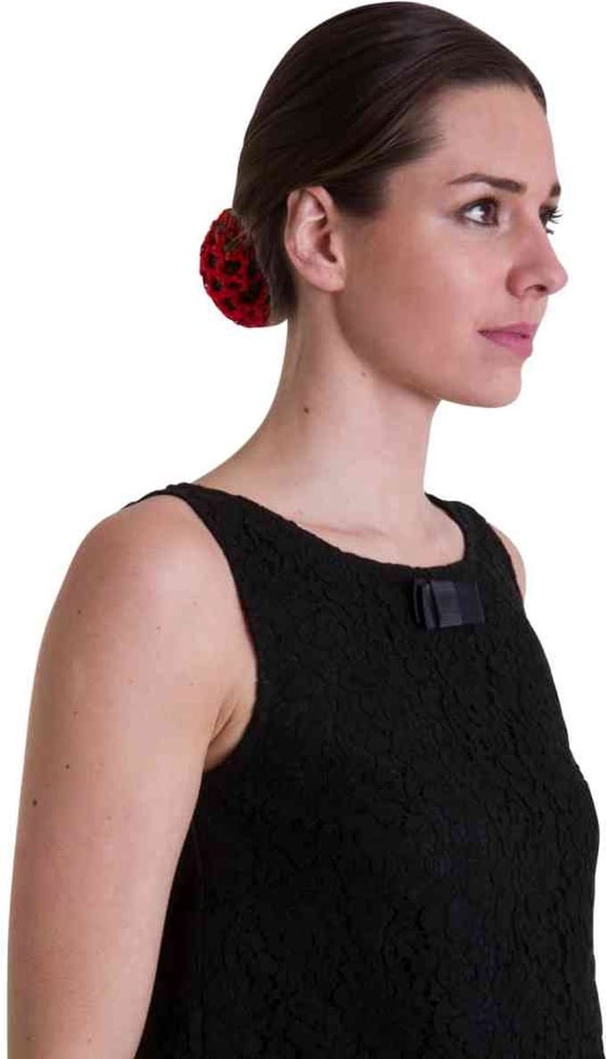 Dancing Days - BETTY Haarnet/Snood - Rood