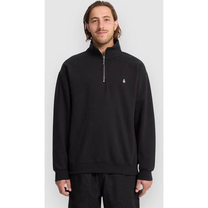 Volcom Single Stone Quarter Zip Sweater zwart