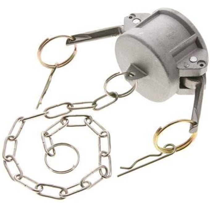 Camlock DN 40 (1 1/2'') Koppeling AluminiumEnd Cap Type DC MIL-C-27487