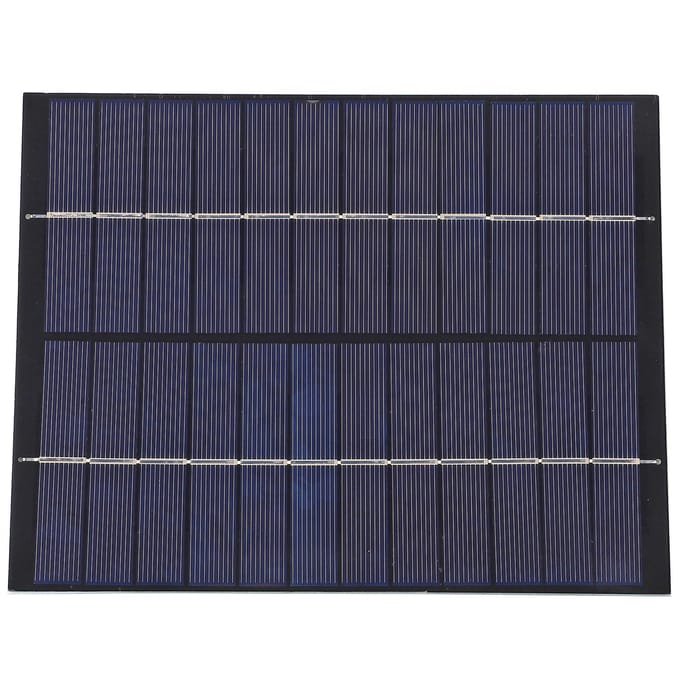 5.2W 12V Mini Zonnepaneel Polycrystalline Silicium Zonne DIY Module Systeem 5521DC Uitgang gray