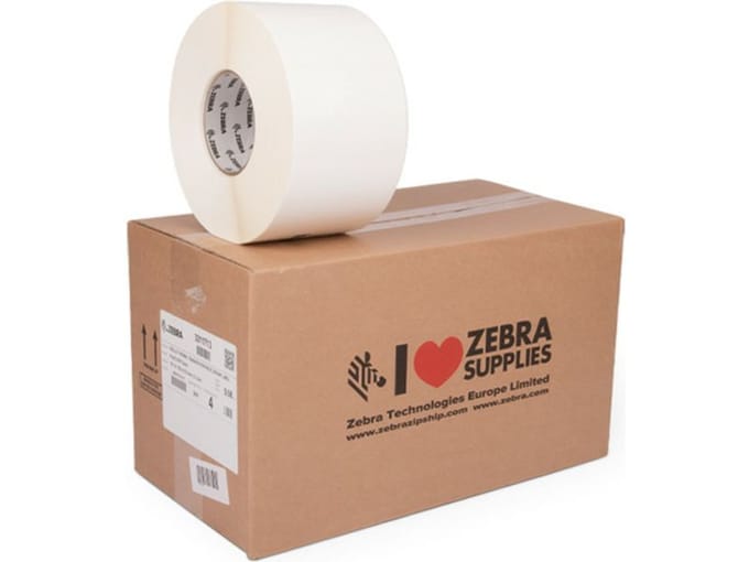Zebra PolyE 3100T Gloss 3011713 102mm x 52mm 4 rollen (origineel)