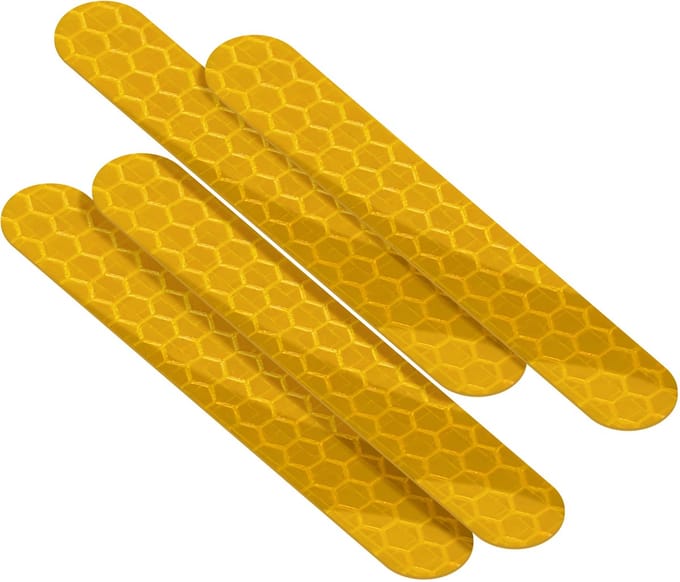 Segway-Ninebot, Reflecterende Stickers Wieldeksels voor Ninebot G30, Geel