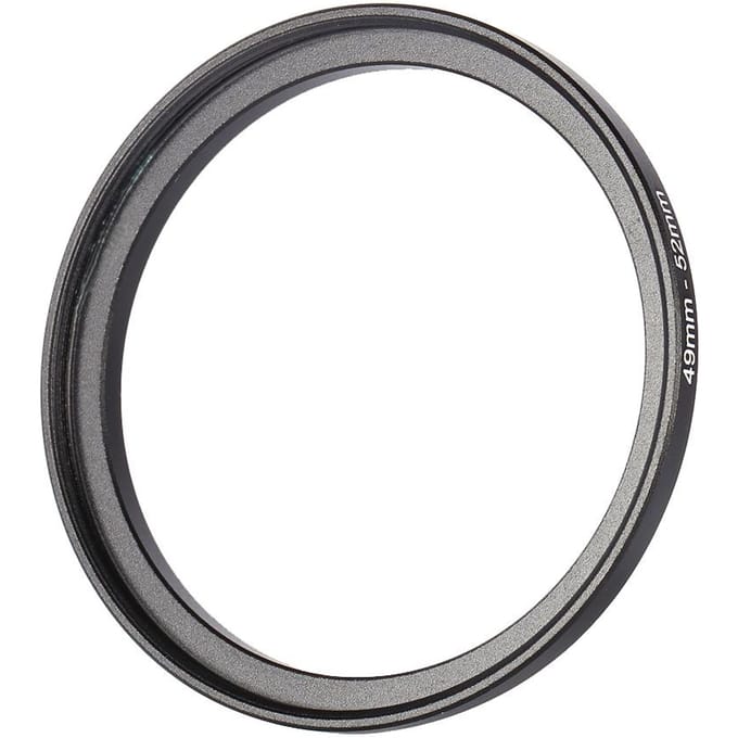 49mm 52mm 49mm Naar 52mm Step Up Ringen Metalen Lensadapter Filterring 49 52 Zwart gray