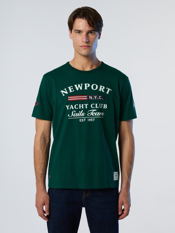 North Sails T-shirt Met zeilprint